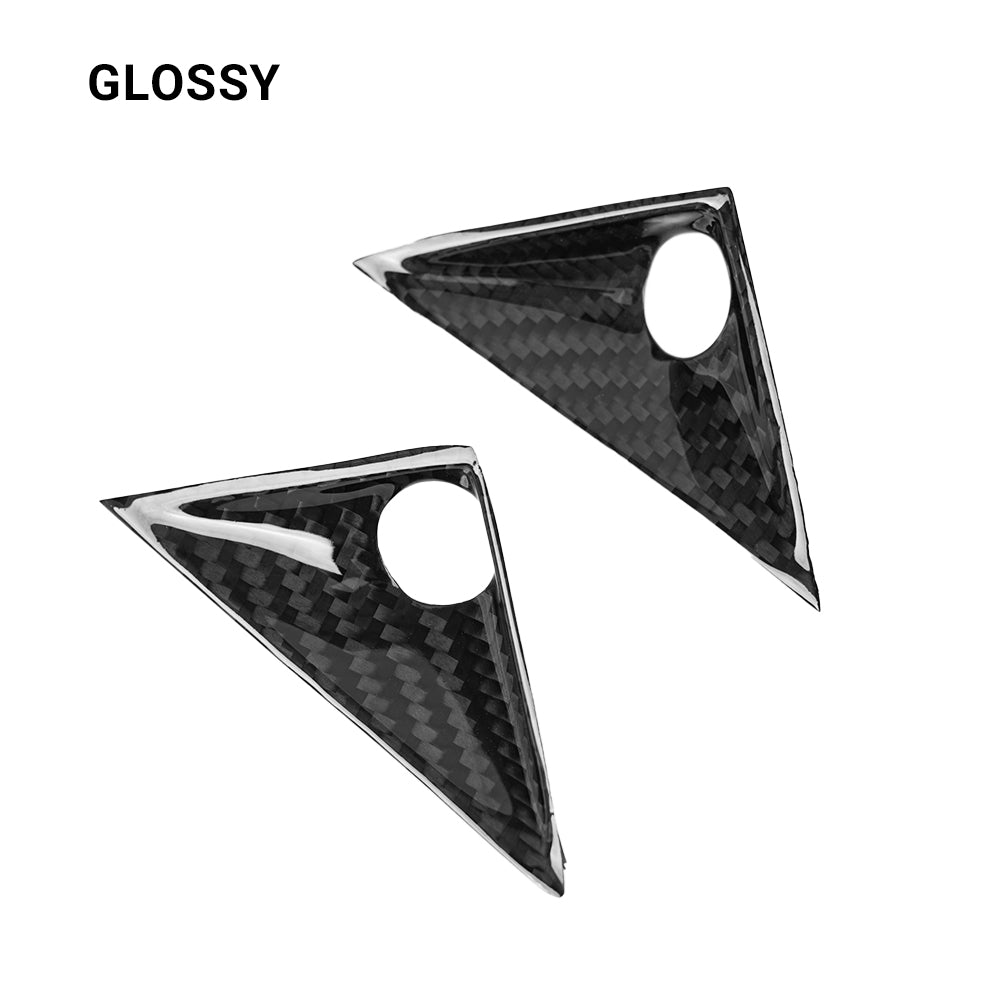 Cybertruck Front Fender Camera Applique Overlays | Real Carbon Fiber (1 Pair)