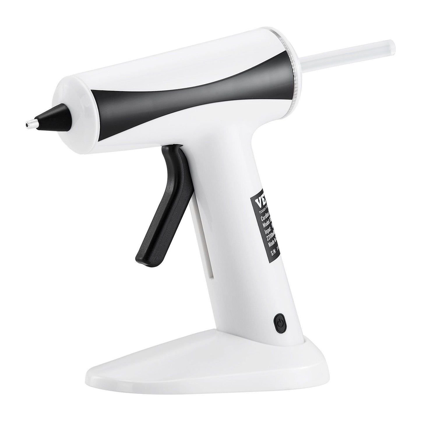 Hot Glue Gun, Rechargeable Cordless Glue Gun, Mini Wireless Hot Glue Gun Kit with 2200mAh Battery, 20 Pcs Glue Sticks, Fast Preheating & High Temp, for Crafts, Arts, DIY, Quick Home Repairs