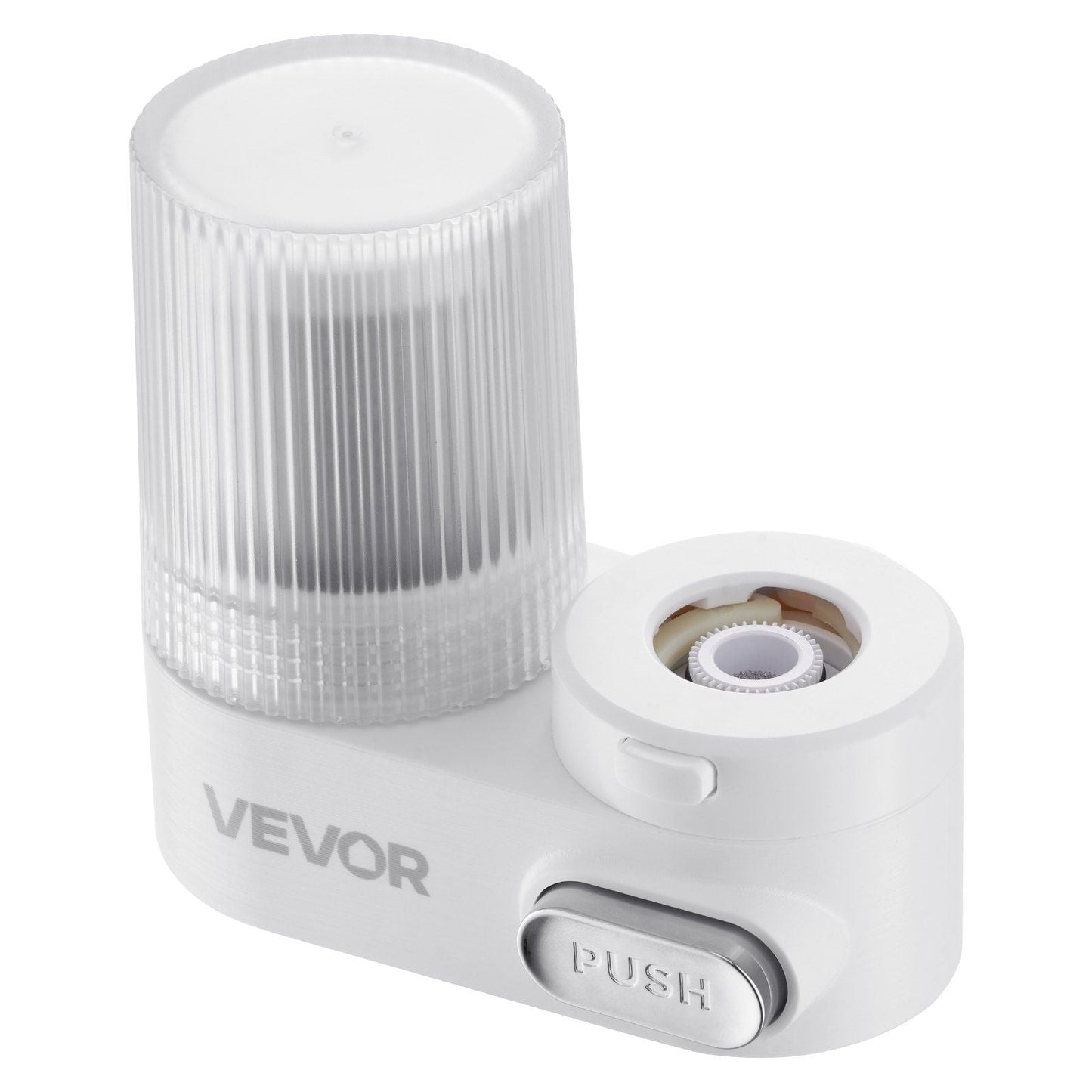 Faucet Mount Water Filter Sink Water Purifier for Kitchen Vertical White