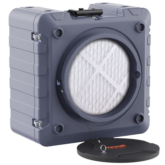 Air Scrubber with 3-Stage Filtration, Stackable Negative Air Machine 800 CFM, Air Cleaner with MERV10, Carbon, H13 HEPA, for Home, Industrial and Commercial Use