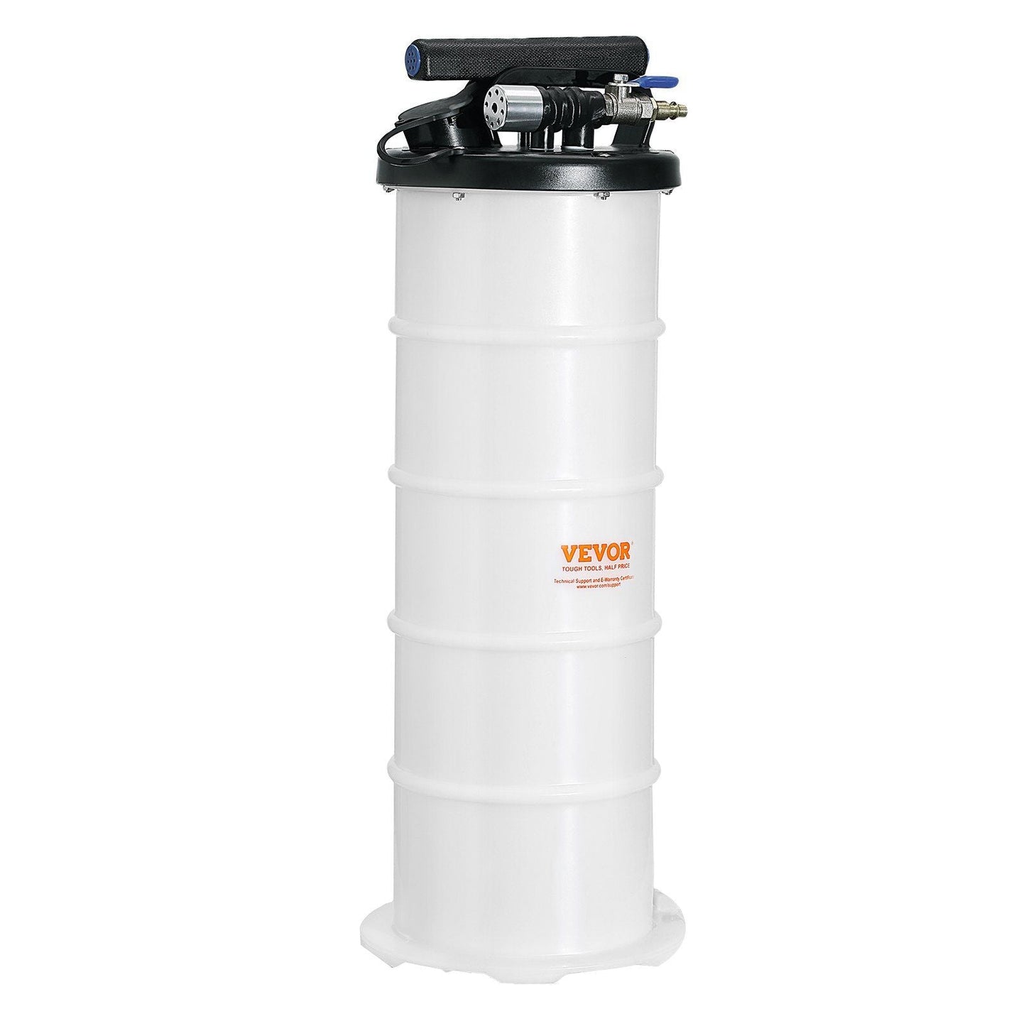 Fluid Extractor, 1.74 Gallons (6.5 Liters), Pneumatic/Manual Oil Changer Vacuum Fluid Extractor with Dipstick and Suction Hose, Oil Extractor Change Pump for Automotive Fluids Vacuum Evacuation