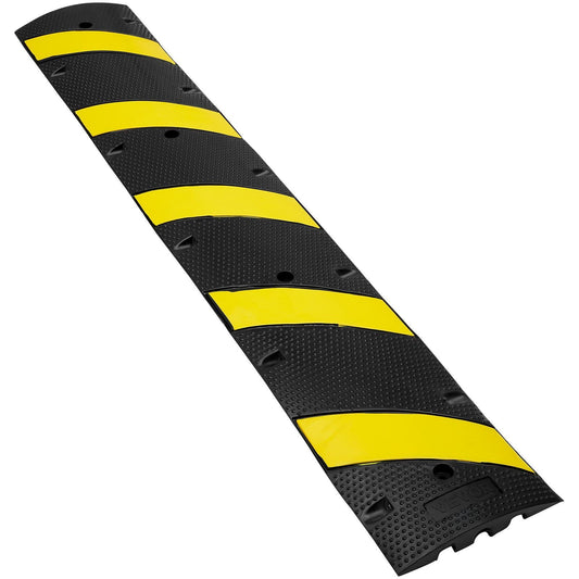 72'' Rubber Speed Bump 2 Channel 22000 lbs Load Heavy Duty Speed Hump