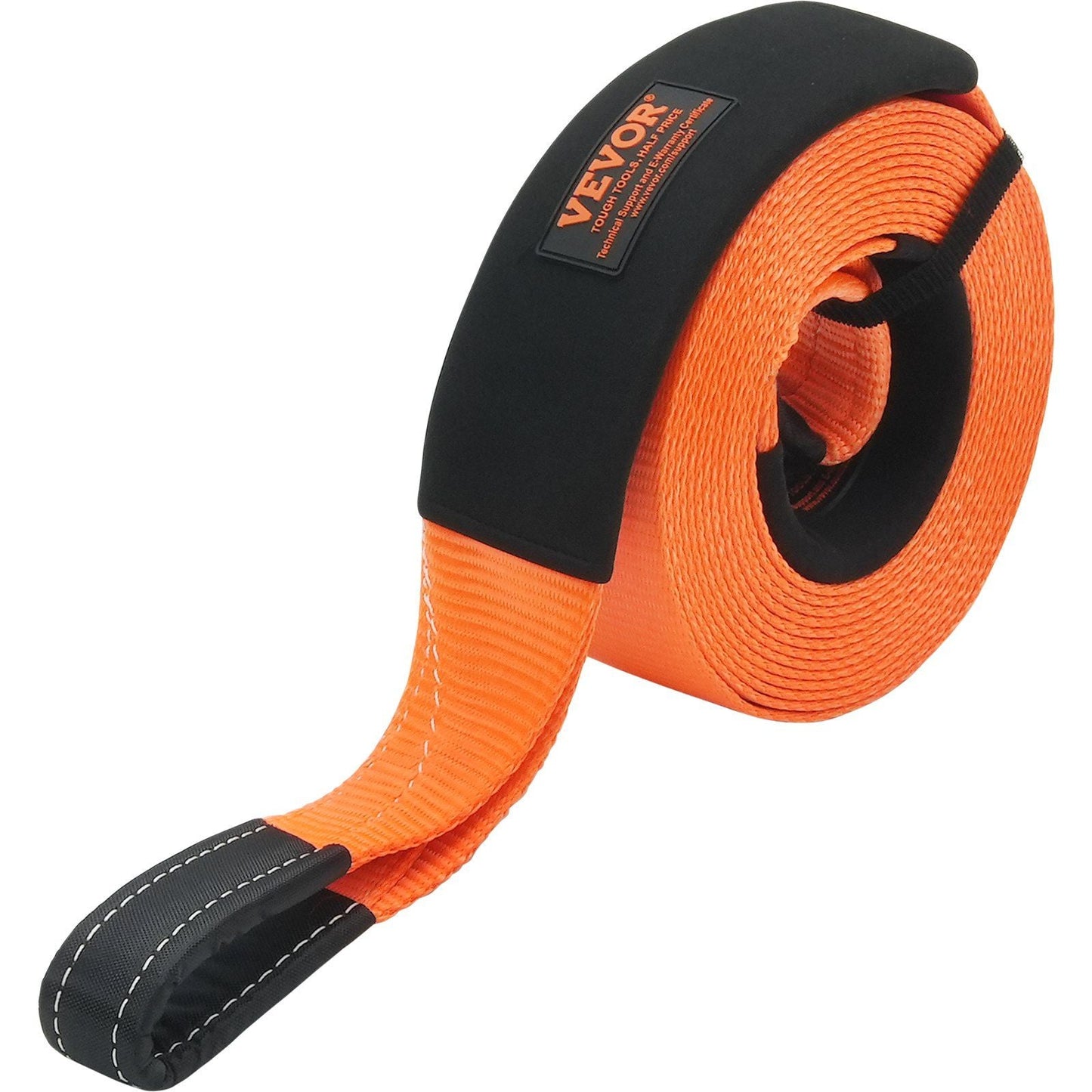 Heavy Duty Tow Strap Recovery Kit 3" x 30 ft (MBS-36,000 lbs) Tree Saver Winch Strap, Triple Reinforced Loop & Protective Sleeves & Storage Bag , 3/4" D-Ring Shackles, for Truck Jeep SUV ATV
