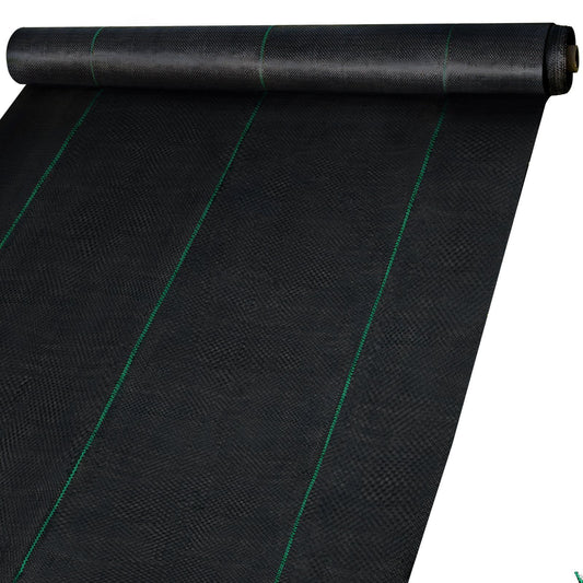 2*3FT300FT Premium Weed Barrier Fabric Heavy Duty 2.4OZ, Woven Weed Control Fabric, High Permeability Good for Flower Bed, Geotextile Fabric for Underlayment, Polyethylene Ground Cover