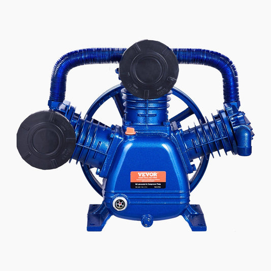 Air Compressor Pump Head 10HP 17.5CFM @ 90PSI 3-Cylinder Piston Pump Head