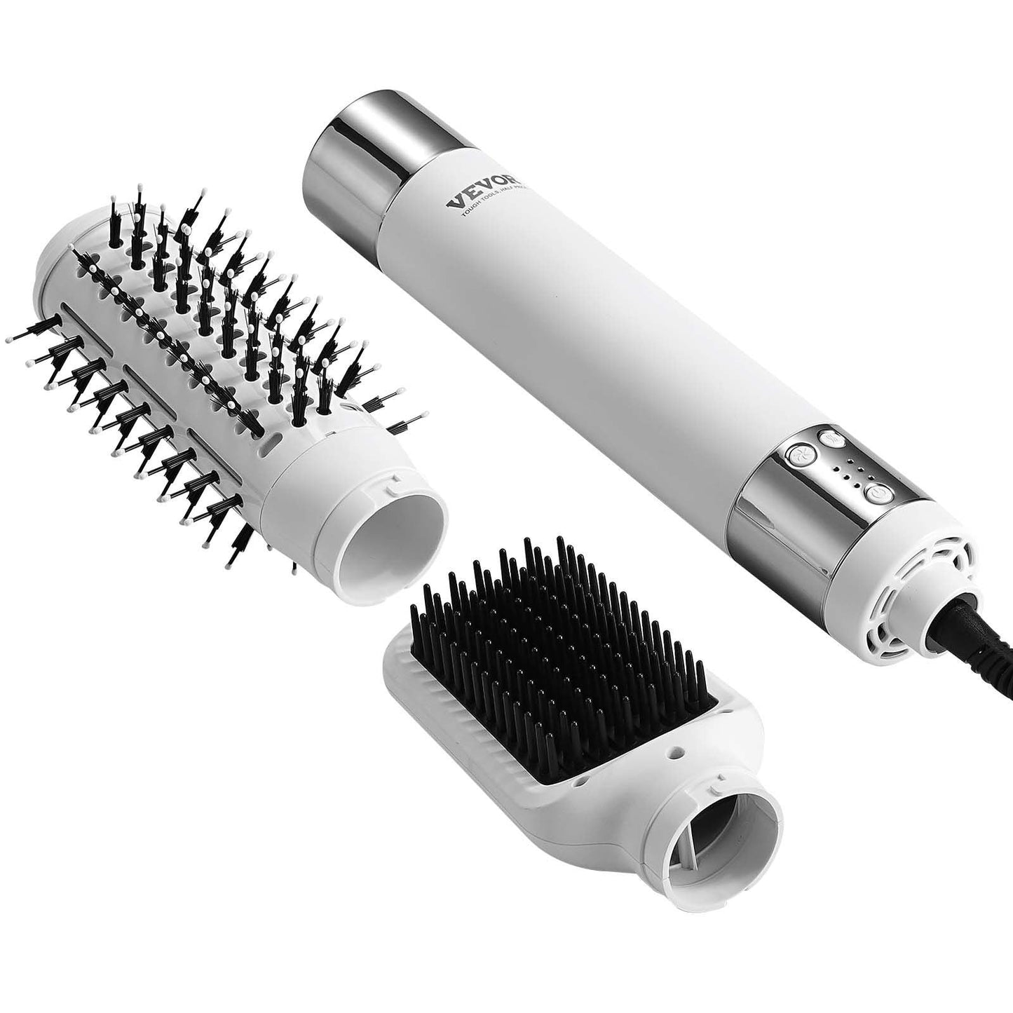 Hair Dryer Brush Ionic Hot Air Styler with 2 Brushes for Drying Volumizing