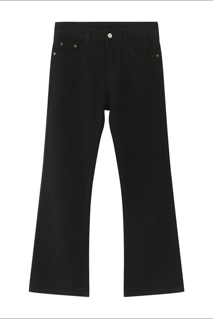 Mid Rise Jeans with Pockets