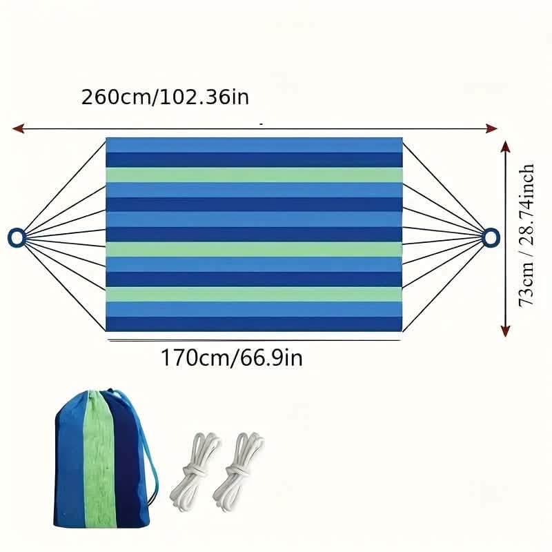 Portable Hammock – Anti-Roll, Lightweight, Easy Setup