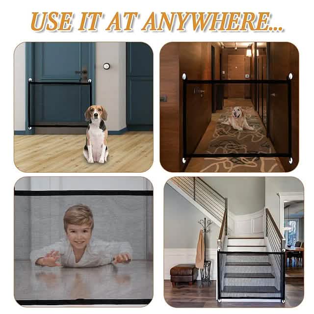 Dog Gate Clever Mesh Dog Fence