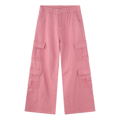 Wide Leg Cargo Jeans