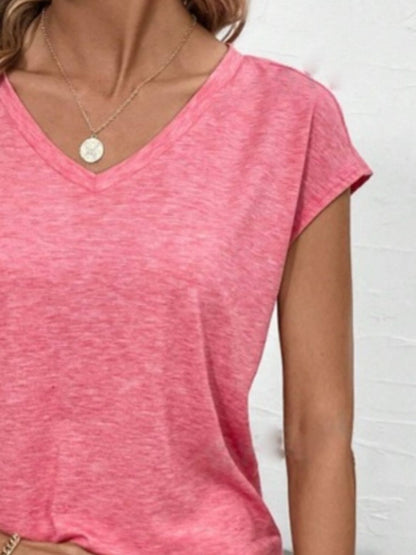 V-Neck Short Sleeve T-Shirt