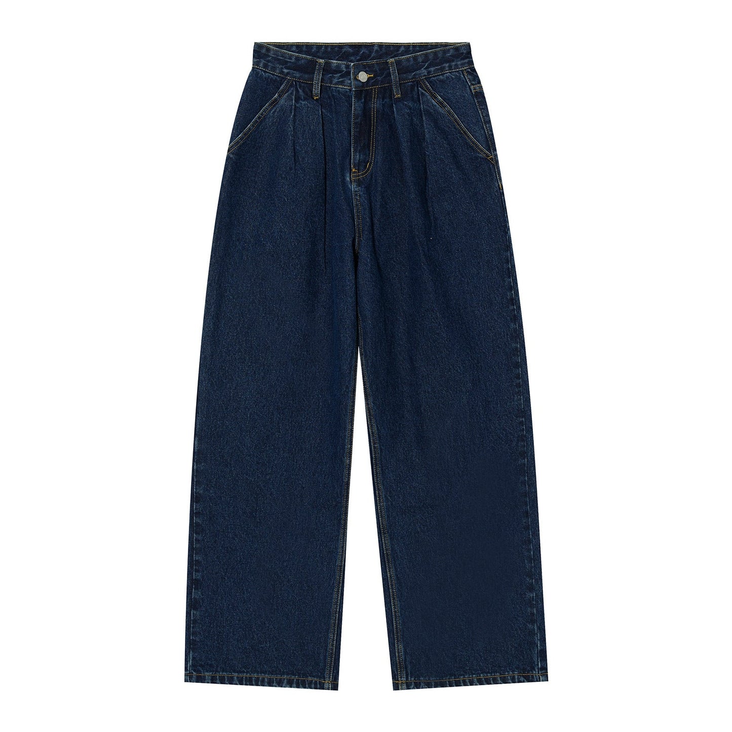 Wide Leg Jeans with Pockets