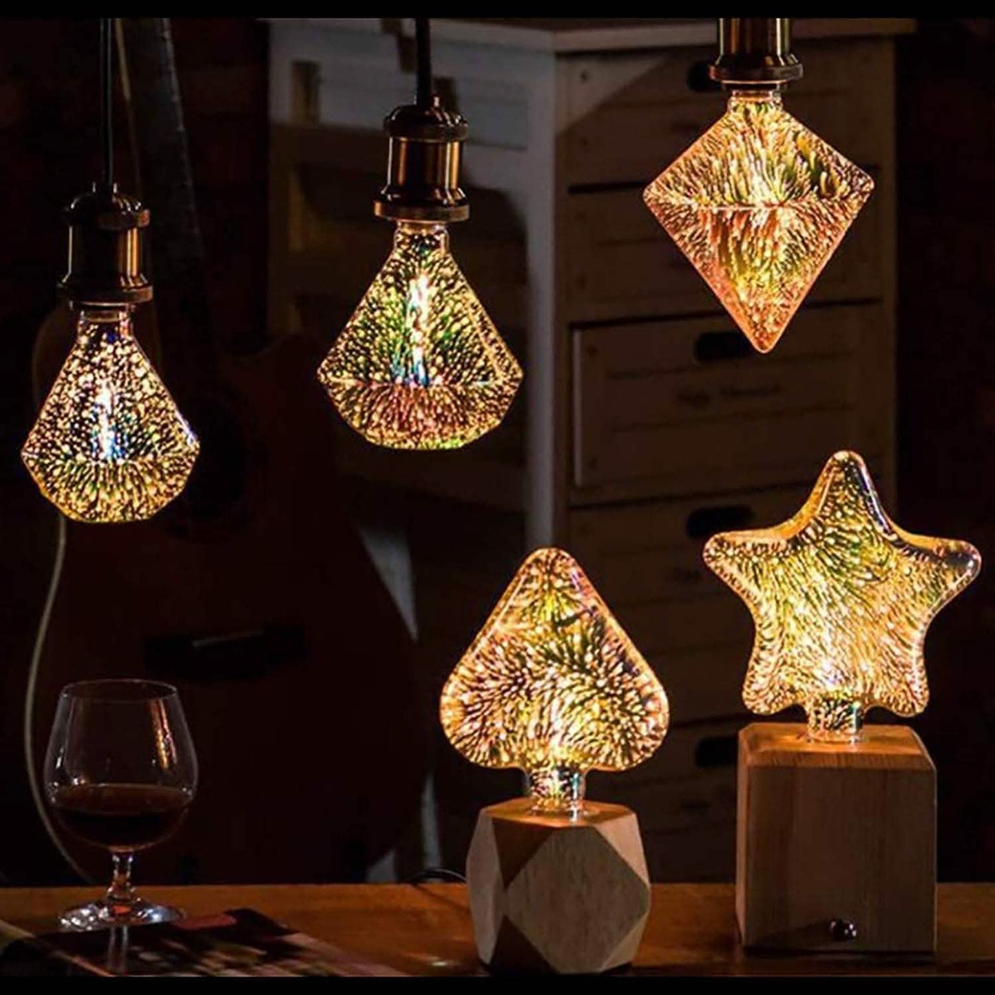Firework Decorative 3D LED Light Bulb