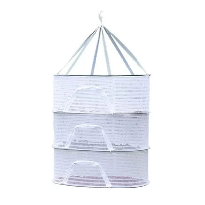 Fishing Net Hanging Dryer Bag Mesh Clothes Drying Basket Rack