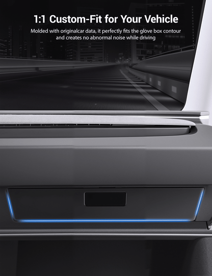 Glove Box Organizer for Tesla Model 3 Highland & Model Y Juniper