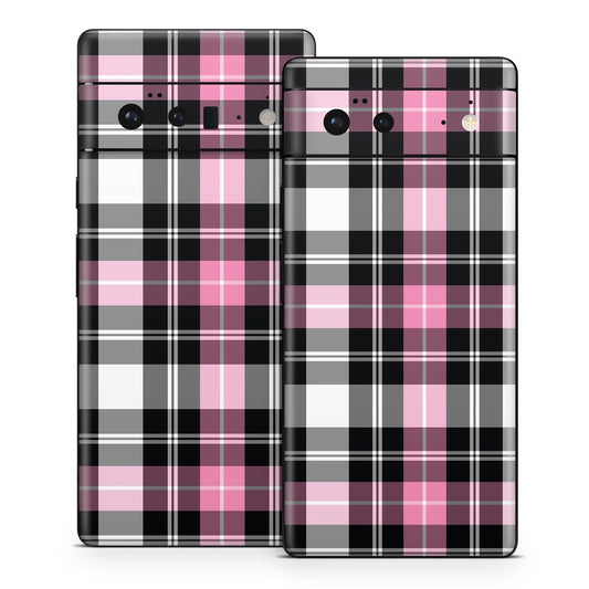 Pink Plaid - Google Pixel 6 Skin