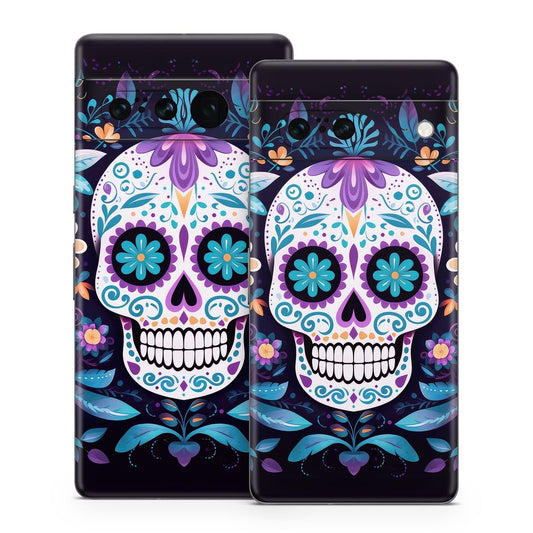Calavera Azul - Google Pixel 7 Skin