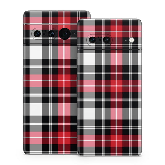 Red Plaid - Google Pixel 7 Skin