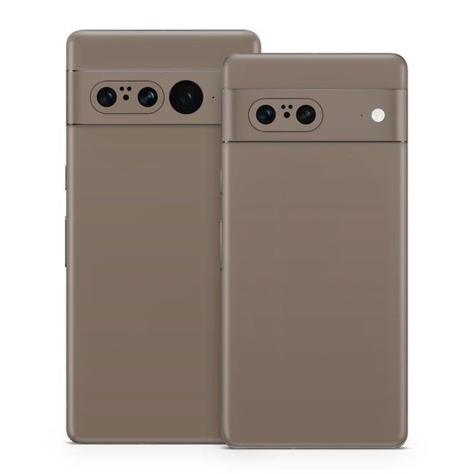 Solid State Flat Dark Earth - Google Pixel 7 Skin