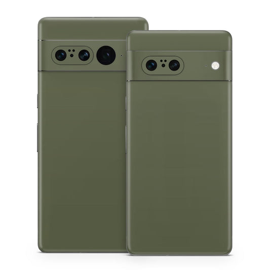 Solid State Olive Drab - Google Pixel 7 Skin