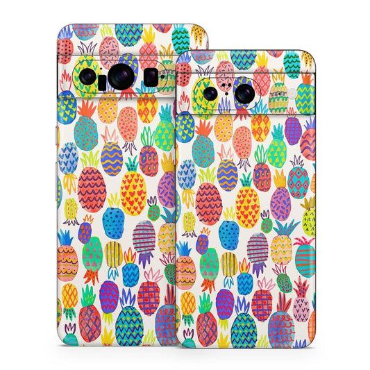 Colorful Pineapples - Google Pixel 8 Skin
