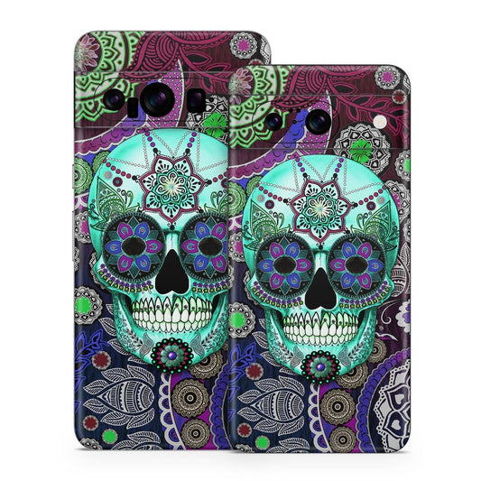 Sugar Skull Sombrero - Google Pixel 8 Skin