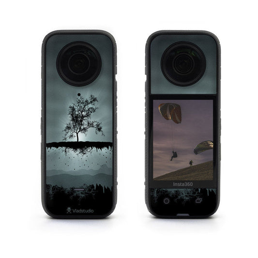 Flying Tree Black - Insta360 X3 Skin