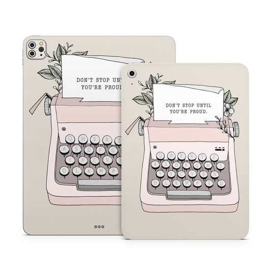 Dont Stop - Apple iPad Skin