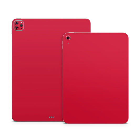 Solid State Red - Apple iPad Skin