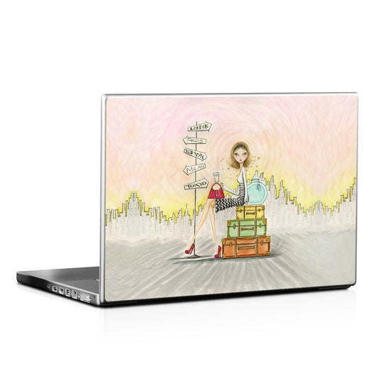 The Jet Setter - Laptop Lid Skin