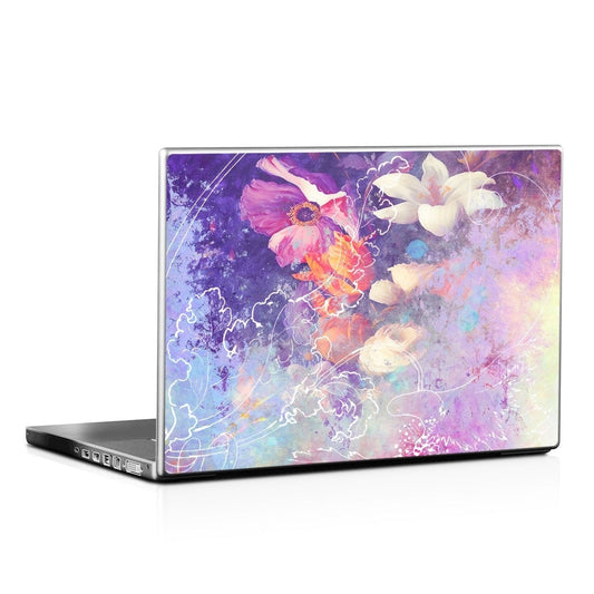 Sketch Flowers Lily - Laptop Lid Skin