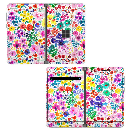 Artful Little Flowers - Microsoft Surface Duo Skin