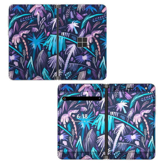 Brushstroke Palms - Microsoft Surface Duo Skin