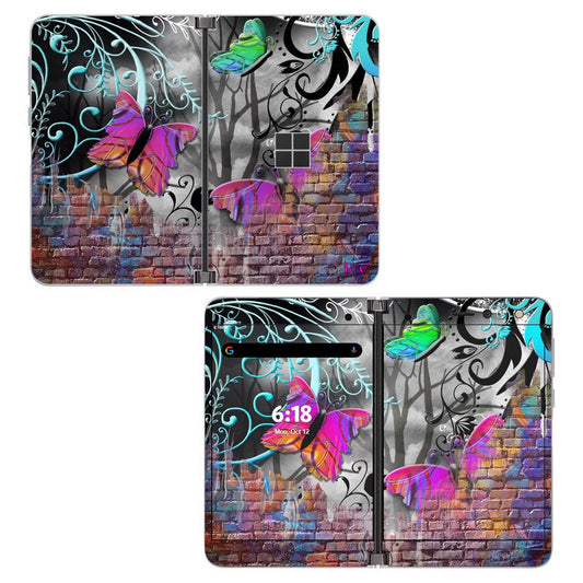 Butterfly Wall - Microsoft Surface Duo Skin