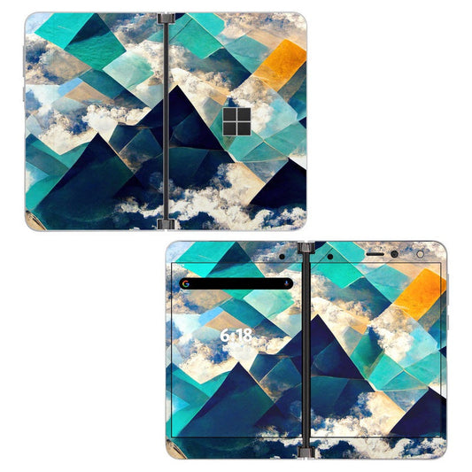 Gold Clouds - Microsoft Surface Duo Skin
