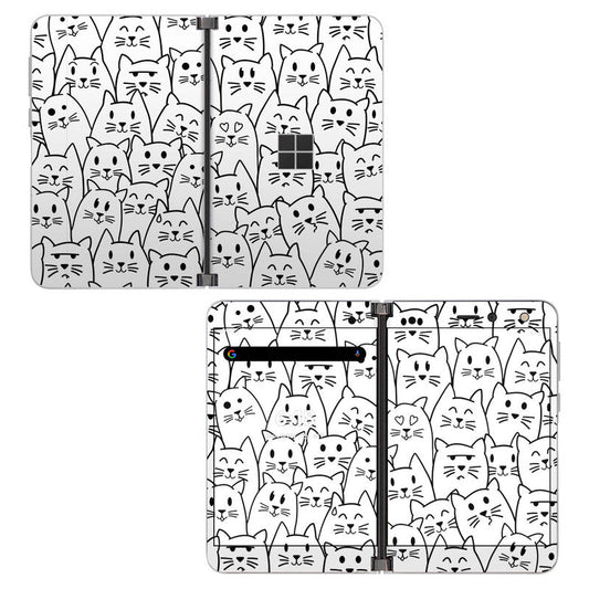 Moody Cats - Microsoft Surface Duo Skin