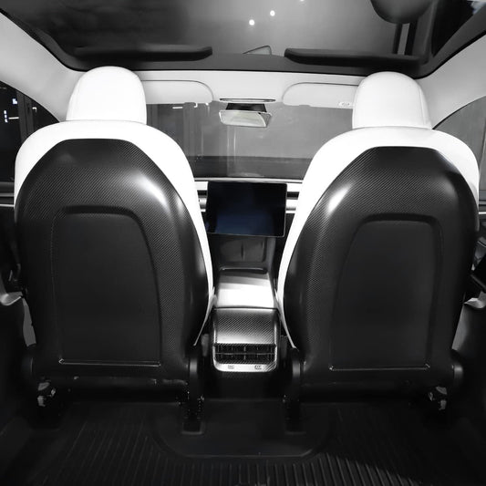 Full Back Seat Replacement for Model 3 / Y - Carbon Fiber Interior Mods