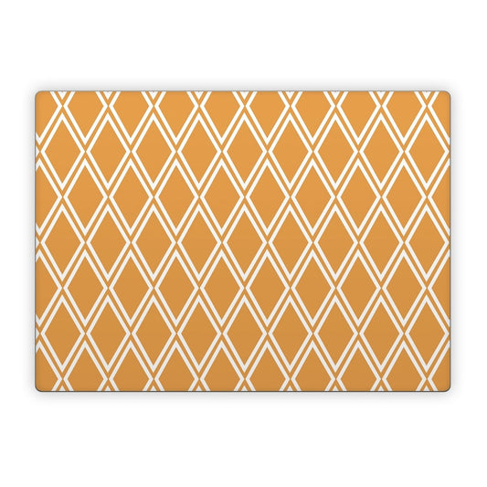 Orange Checks - Microsoft Surface Laptop Skin