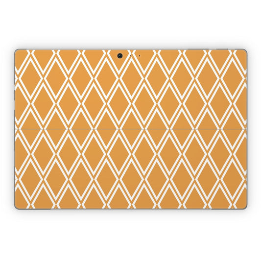 Orange Checks - Microsoft Surface Pro Skin