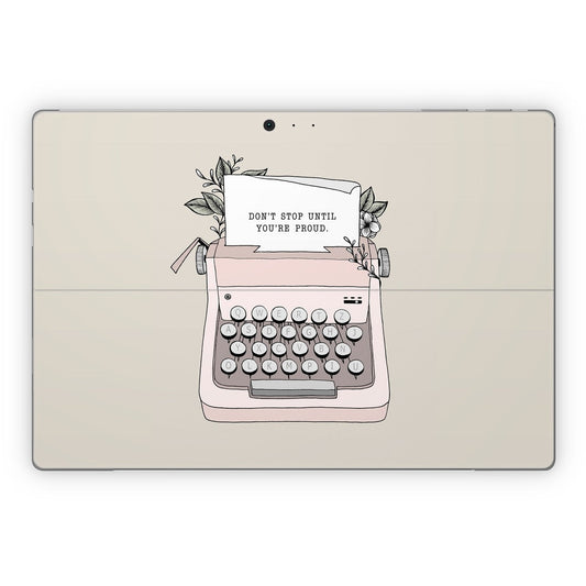Dont Stop - Microsoft Surface Pro Skin