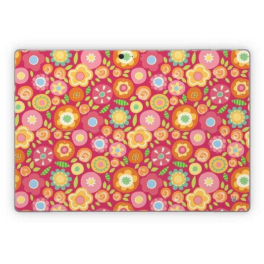 Flowers Squished - Microsoft Surface Pro Skin