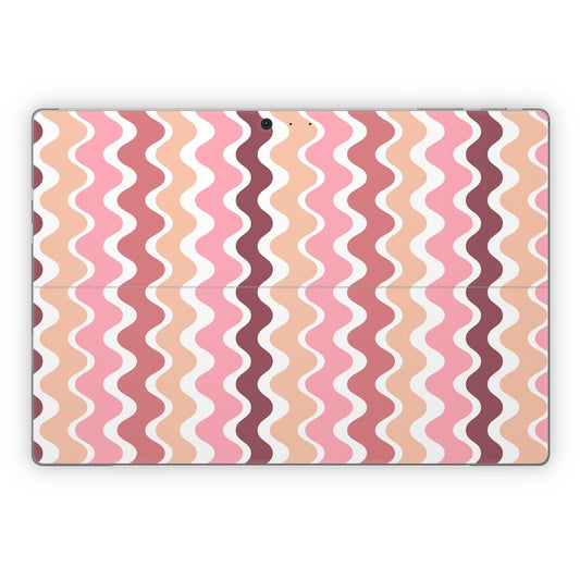 Pink Waves - Microsoft Surface Pro Skin