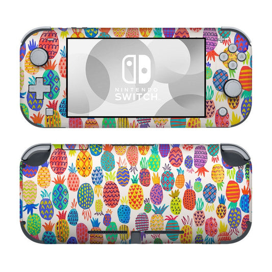 Colorful Pineapples - Nintendo Switch Lite Skin