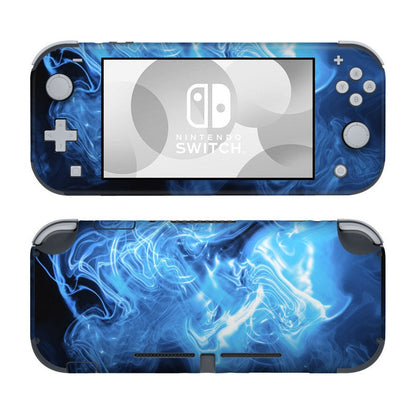 Blue Quantum Waves - Nintendo Switch Lite Skin