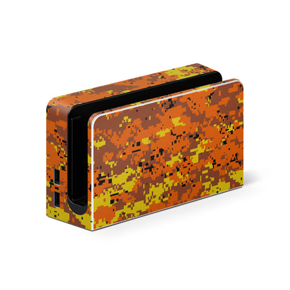 Digital Orange Camo - Nintendo Switch Skin
