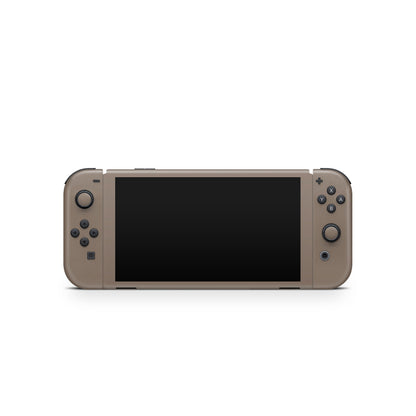 Solid State Flat Dark Earth - Nintendo Switch Skin