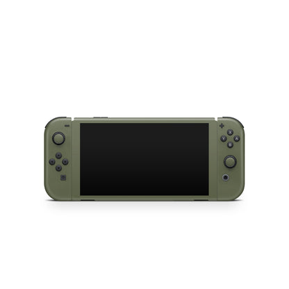 Solid State Olive Drab - Nintendo Switch Skin