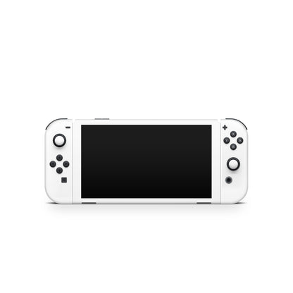 Solid State White - Nintendo Switch Skin