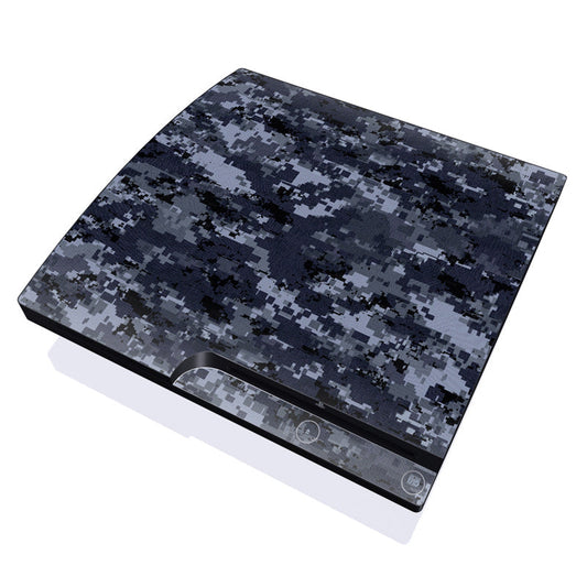 Digital Navy Camo - Sony PS3 Slim Skin
