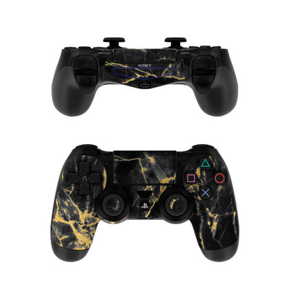 Black Gold Marble - Sony PS4 Controller Skin
